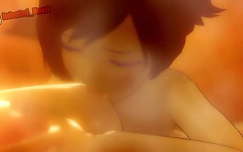 Ass-tightening Jap Futa Dominates Steamy Sauna Session with Everyone