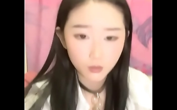 JAV Cutie with Perfect Body Masturbates with Breast Clips & Bell Props