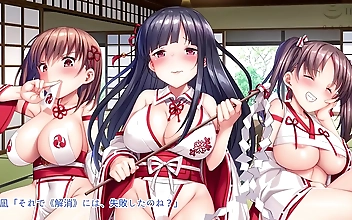 Unleash Your Inner Beast with Three Sexy Shamans Dedicating Their Beings to Fulfill Your Deepest Desires in Motion Anime!