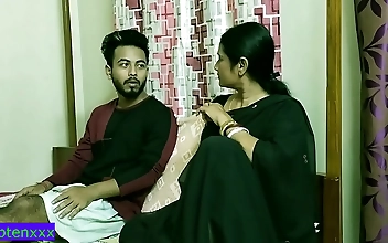 This JAV video will make you sweat! Watch an Indian teen boy getting intimate with his hot stepmother in a pure taboo sex scene with crystal clear audio