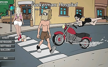 Fuckerman - Threesome in an Ambulance at Public Hospital: Your first instinct is to recoil at the mere thought, but then you remember: you're the artist formerly known as Brainpool, and this is what you do