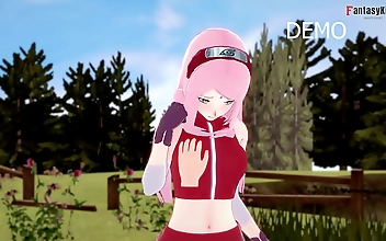 Naruto's Dream Come True: Sakura Haruno's Luscious Fuck