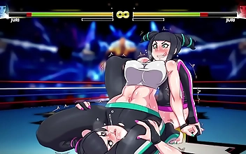 Yuri Han's Luscious Body in a Mirror Match: A Sexual Battle like No Other