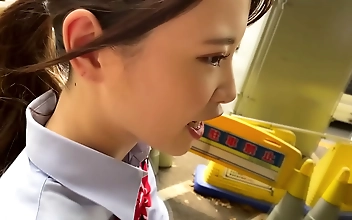 Satisfy Your Desires with This Honor Student Slender, 18-Year-Old JAV Enchantress with Luscious Legs & a Nice Girl Blew You Away!