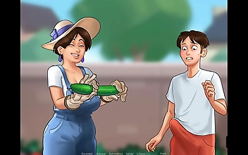 Dianas Taboo Bondage Play with Fresh Vegetables in Summertime Saga Ep