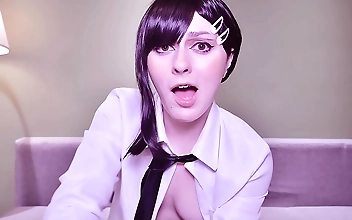 Oh my god, I cant believe this! Your secret crush, Kobeni Higashiyama, has just confessed her love for you! Shes so luscious and alluring, and now she wants to seduce you and let you cum inside her tight pink pussy! This is every guys dream come true! Don