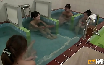 JAV Babes Soaked in Pleasure: Finger-gasmic Shower with a Hot Perv!