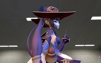 Mona s Luscious Body in Genshin Impact Will Make You Melt!