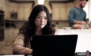 JAV Darling Lulu Chu Gets Fucked by MILF Slimthick Vic as Seth Gamble Watches