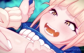 Himiko Togas Luscious Fuck Fest and Creamy Creampie Orgy in MHA Hentai