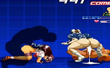 JAV Sluts Athena and Chun Li in Luscious Skirmish