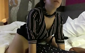 Crazily Licking the Wet and Beautiful Pussy of a Sexy JAV Slut with Curvy Body from Gorgeous Alluring Asian Enchantress Masturbates her Companion with her Sexy Kitty in Japan