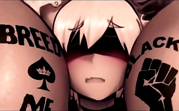 JAV Hentai BBC Edit: 4 Alluring MILFs with Big Black Dicks