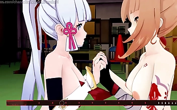 JAV Goddesses Reign Supreme: Luscious Ayaka Yoimiya, Slutty Mona Fischl, and More!