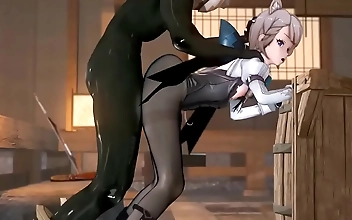 JAV Slut AlphaG Gets Down and Dirty with Her Luscious Body in Part 2 of Genshin!