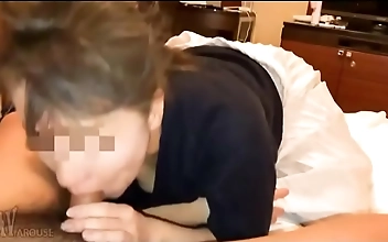 Sultry Wife Gets Her Cock Sucked by a Hot Stranger: JAV Voyeur Footage