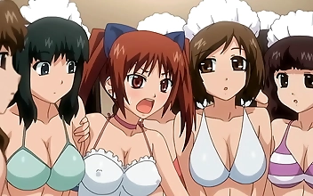 Pure Lusciousness! Teen Orgy at the Public Pool in Hentai Subtitled Dreams