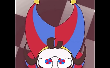 Wow That s one Lust-worthy Chick Sucking a Huge Digital Cock!