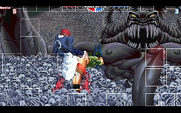 Fiery Fuc*king! Iori's Savage Rod Destroys Leona's Tight Gnash