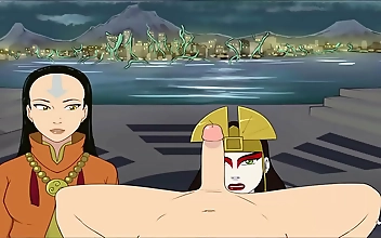 Blown Away by Luscious Kyoshis & Yangsens Mind-Blowing BJ Session in Four Elements Trainer Book 4!