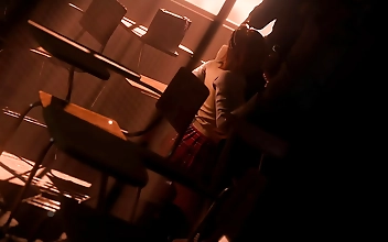Japanese Schoolgirl Asuka Shows Off Her Luscious Curves in a Tight Uniform - MUST-SEE!