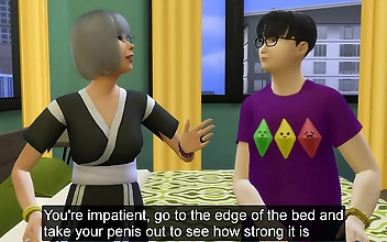 Asian MILF Helps Her Son With A Small Penis Fulfill His Dream Of Losing Virginity In A Sick Way
