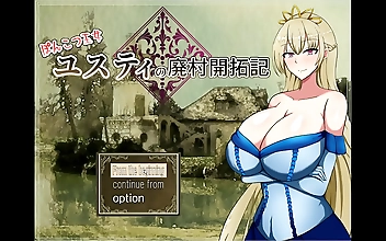 JAV Princess Ponkotsu Justy PornPlay Hentai Game - Lazy Princess with Giant Breasts
