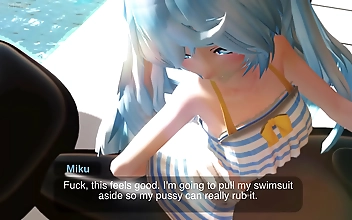 Miku Wet & Wild Deleted Scene: A Luscious Enchantress Alluring Temptation