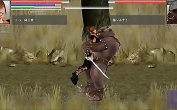 JAV Sensation: Aya s Cute Hentai Ryona with Monster Men in The Hounds of the Blade