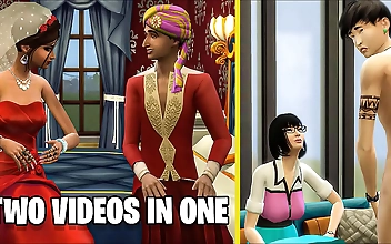 MILF Seduces Son-in-Law with Her Luscious Body: Indian Couple s First Time Sex after Marriage Breakup