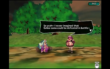 Outrageously Sexy Slut Princess with Blue Hair Conquers the World in PornPlay Hentai Game Ep2