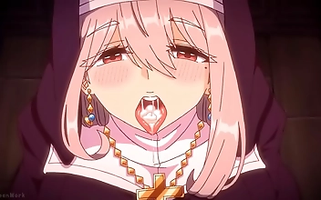 JAV Slut-Chaser Nun Busts Her Ass for Your Pleasure - In this video, a Japanese slut-chasing nun indulges in some hot hentai action that will leave you breathless