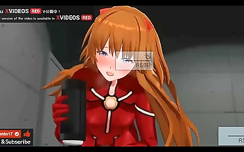 JAV Hentai Animation with Luscious Asuka s Footjob and Jerk Off ASMR - Earphones Recommended for Ultimate Pleasure