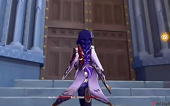 Introducing the Luscious Raiden Shogun in Full Exclusive Sheer or PTRN Trailer on Genshin Impact Kingdom!