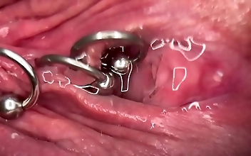 Experience the Ultimate Climax: Watch My Pierced Clit and Pussy Squirt and Pee