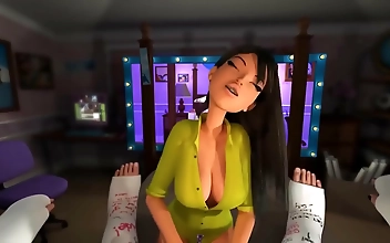 JAV Starlet Ezaku Wows with Mind-Blowing Deepthroat and Hot Sex in 3D Cartoon Porn