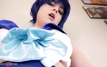 Enchantress Sailor Mercury Seduces with Her Irresistible Charms