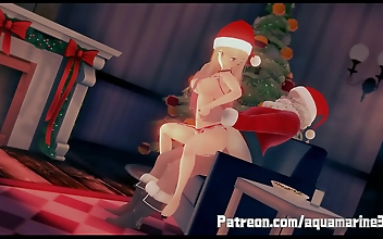 Marine Hentai Christmas Night Unleashed: Naughty Whims Fulfilled!