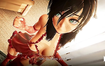 Japanese Schoolgirl's Sensational Birthday Surprise! 3D Hentai Video in 4K and 60FPS, Uncensored!