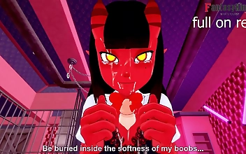 Getting Fucked By the Luscious Succubus Meru in POV: Her Alluring, Red-Hot Pleasure