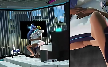 Yuuka-San Slutty Cowgirl Rides Hard and Getsripped by Hung Lover