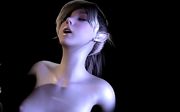 Two Enchanting Elves Star in a Luscious Lesbian Show