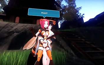 Busty Kitsune Slut Takes on Monster Girl Island in Naughty Patreon Game Ep 5 - Exclusive Premiere!