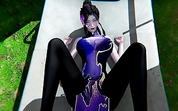 Unleash Your Desires with Ji Yingyings The Infernal H Game on Girlfriend 2K! Luscious Enchantress Leads You to Ultimate Pleasure!