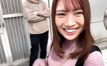 Japanese Babe JD with G-Cup Tits Masturbates with a Vibrator and Fucks Her Friend to Screaming Orgasms