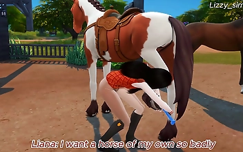 1JAV Slutlet Gets Double-Stuffed in Both Holes - Sims 4 3D Animation