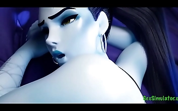 JAV Unleashed: Luscious Widowmaker Takes You on a Doggystyle Ride in Uncensored Hentai Animation