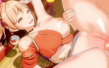 Yoimiya Genshins Luscious Impact Fuck in Missionary Position Will Blow Your Mind!