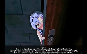 Enjoy the Luscious Revenge of Sword Art Online NTR 2 Part 8 in English!