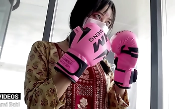 Indulge in the Alluring 'Desi UFC Fighter Girl Punch' for Your Daily Dose of Adrenaline and 'Pro-Like' Moves